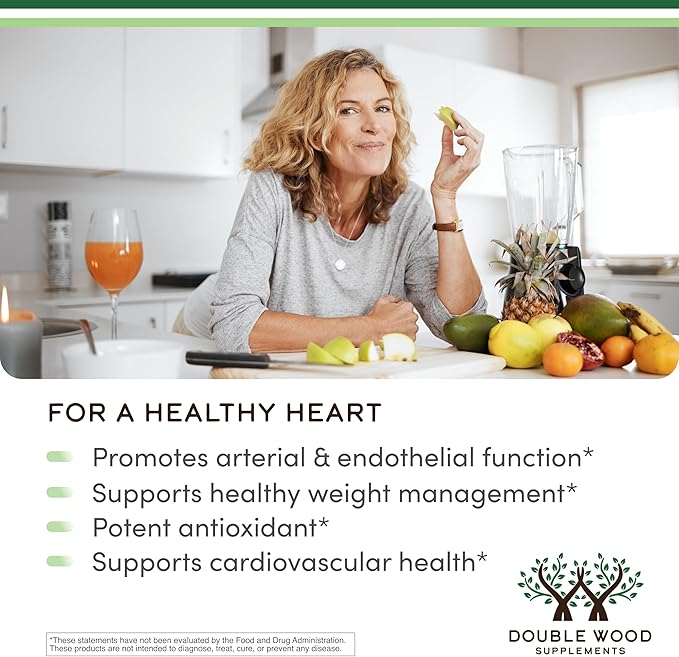 Citrus Bergamot Supplement 1000mg 60 Capsules - Supports Healthy Cholesterol &amp Triglyceride Levels - 1000mg Servings (Bergamonte Standardization) by Double Wood