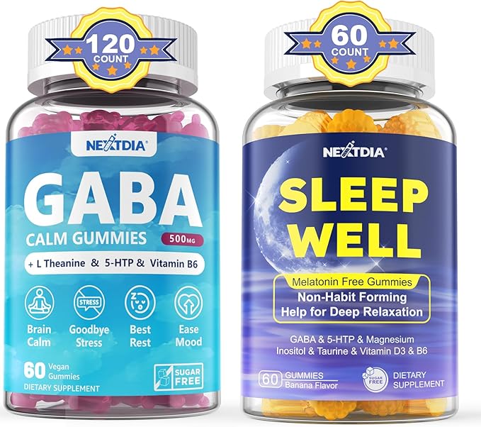 GABA GummiesMelatonin Free Natural Sleep Gummies