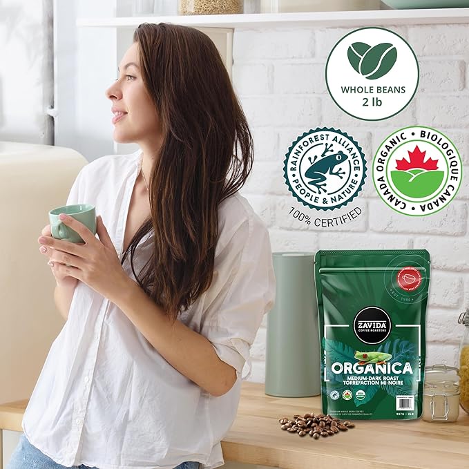 Zavida Coffee Whole Beans 2 pounds (Organica)