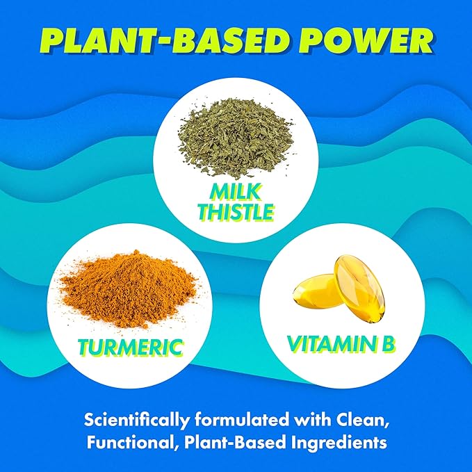 The Plug Liver Cleanse Detox &amp Repair Pills - Milk Thistle Liver Detox - Fatty Liver Support Supplement - 20 Herbal Liver Capsules Turmeric &amp Vitamin B for Healthy Digestive &amp Immune Syst
