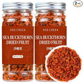 Hee Creek Dried Sea Buckthorn Fruit 240g/8.47oz Dried Sea Buckthorn Berries for Tea Sulfur Free No Sugar Added High Nutritious 沙棘果 沙棘干