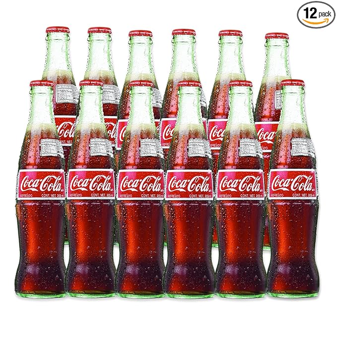 Spot Beverage™ Premium Classic Bottled Soda Brands (12-Pack Mexican Cane Sugar Coke)