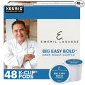 Emeril Big Easy Bold Coffee Single-Serve Keurig K-Cup Pods Dark Roast 48 Count (2 Boxes of 24 Pods)