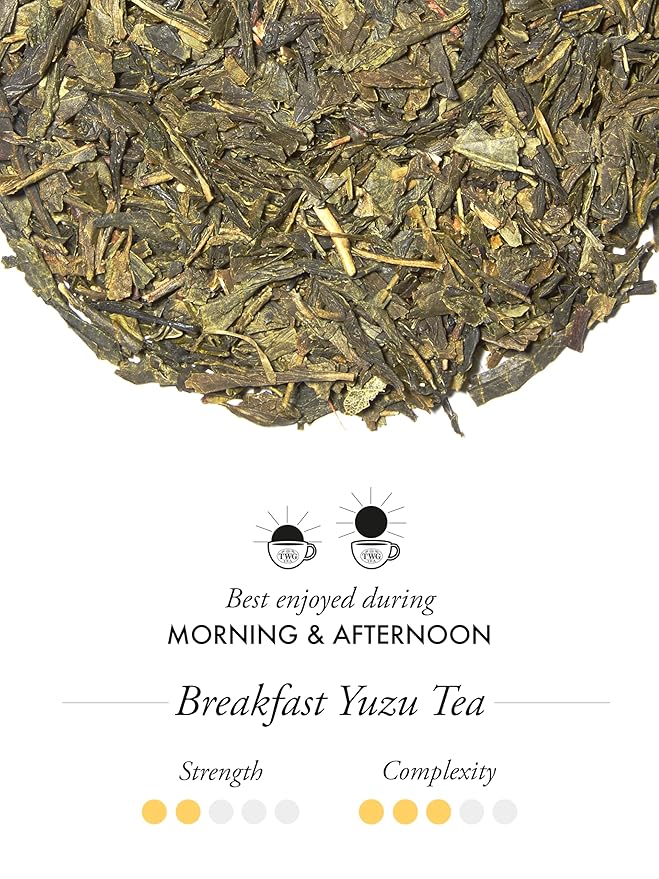 TWG Tea | Breakfast Yuzu Tea | Green Tea | Yuzu | Haute Couture Tin 100g | Gift Set