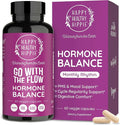Hormone Balance for Women – PMS Support Supplement Menopause &amp Perimenopause | Bloating Relief Menstrual Cramp Mood PMDD | Chasteberry Supplements Black Cohosh Dong Quai | Vegan Non-GMO 60