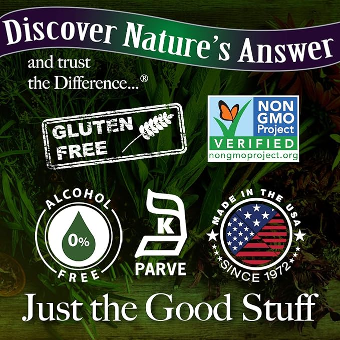 Nature's Answer Valerian Root 2 Ounce Extract - Alcohol-Free Gluten Free Kosher Non-GMO Made in USA - Calming &amp Relaxation Support - Valerian Root for Sleep Rest Aid