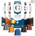 CRU Kafe Discovery Set Organic Coffee Pod 50 Pods (5 Packs of 10 Coffee Capsules) Compatible with Nespresso OriginalLine