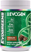 Evogen Evogreens | Premium Performance Greens Superfood Spirulina Pomegranate Probiotics Kale | 30 Servings (Chocolate 30 Servings)