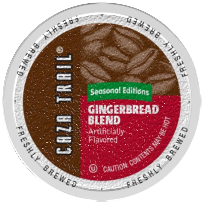 Caza Trail Coffee Gingerbread Blend 24 Single Serve Cups (24 Count)