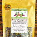 MORNING ENERGY TEA – Smooth Steady Energy Without Coffee Jitters – Organic Loose Leaf – by Master Herbalist Khabir | Green Tea &amp Eleuthero