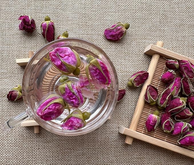 OneDove Dried Rose Petals and Rose Buds -1 Pound Food grade - Use in Tea Baking Making Water essential oil Wedding Confetti