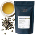 Rishi Tea Jasmine Pearls Green Tea - Caffeinated Loose Leaf Hand-Rolled with Floral Aroma &amp Taste - 4 Ounces 10+ Servings