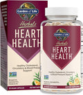 Garden of Life Herbals Heart Health Supplement with Folate Bergamot Green Tea &amp Vitamin E &amp K for Cholesterol Circulatory &amp Blood Pressure Support Non-GMO Gluten-Free Citrus Flavor