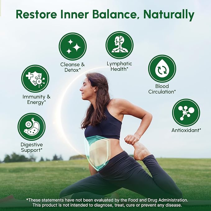 Lymphatic Drainage Drops 2 Fl. Oz | Organic Lymphatic Drainage Supplements with Cleavers Red Clover Flower Stillingia Root Prickly Ash Bark Dandelion | Vegan | Non-GMO