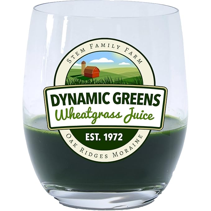 100% Wheatgrass Juice – Field-Grown Flash-Frozen Unpasteurized – 50 fl oz (100 x 0.5 fl oz Portions) – Dynamic Greens