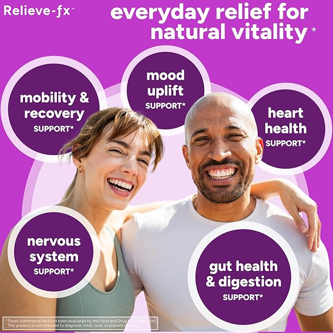 PPO Lab® Relieve-fx™ DLPA Boswellia Turmeric Ginger Supplement for Inflammation Health Heart Gut Cramps Joint Stress Relief Factors as Curcumin Boswellic Acid Black Pepper Extract 90 Capsules