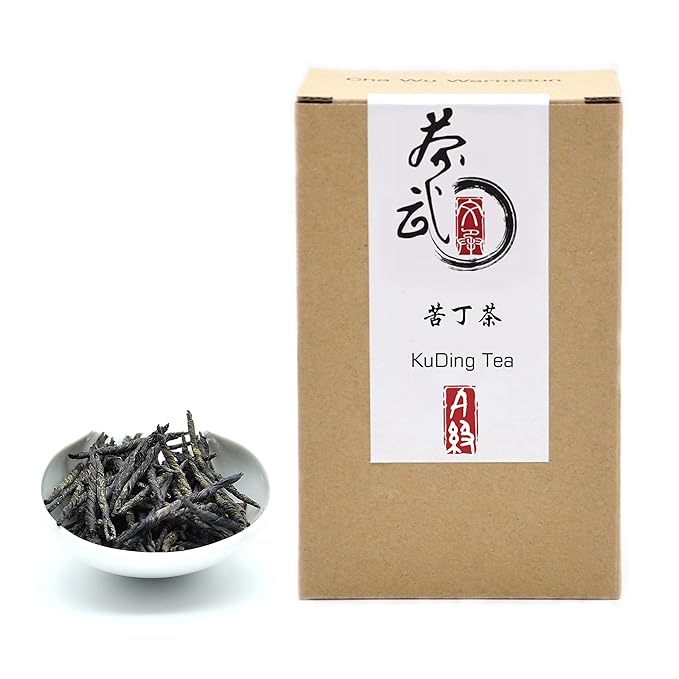 ChaWuWarmSun-[A] KuDing Tea8.8oz/250gLoose Leaf Chinese Herbal TeaBitter Taste