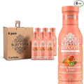 Organic Immunity Support Plant Based Juice 6 bottles 12 fl oz each Peach Mandarin and Kiwi Flavor Natural Electrolyte and High in Antioxidants Non GMO Low Glycemic Index