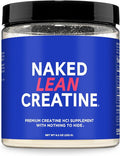NAKED Lean Creatine HCl Powder 100 Servings - Con-Cret Creatine Hydrochloride with Organic Prickly Pear Extract Electrolytes - Muscle Growth Strength &amp Cognitive Support - Unflavored
