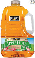 Langers Cider 100% Apple 101.4 Fl Oz (Pack of 4)
