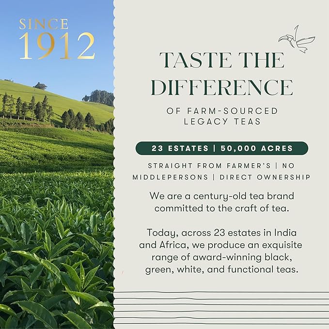 Luxmi Estates Rooibos Vanilla Organic Rooibos Tea (50 Tea Bags) Caffeine Free Tea Bags Herbal Tea