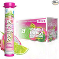Zipfizz Daily Energy Drink Powder Dragon Fruit Lime 20 Pack | 3-in-1 Sustained Energy Rapid Hydration and Essential Vitamins | Sugar-Free | Electrolyte Powder | Contains Vitamin B-12 &amp Antioxi