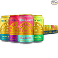 Organic Sparkling Yerba Mate Unsweetened Yerba Mate Tea Variety Pack by Tama Tea - Sugar Free Energy Drink Alternative 120mg of Natural Caffeine 12 oz (12-Pack)