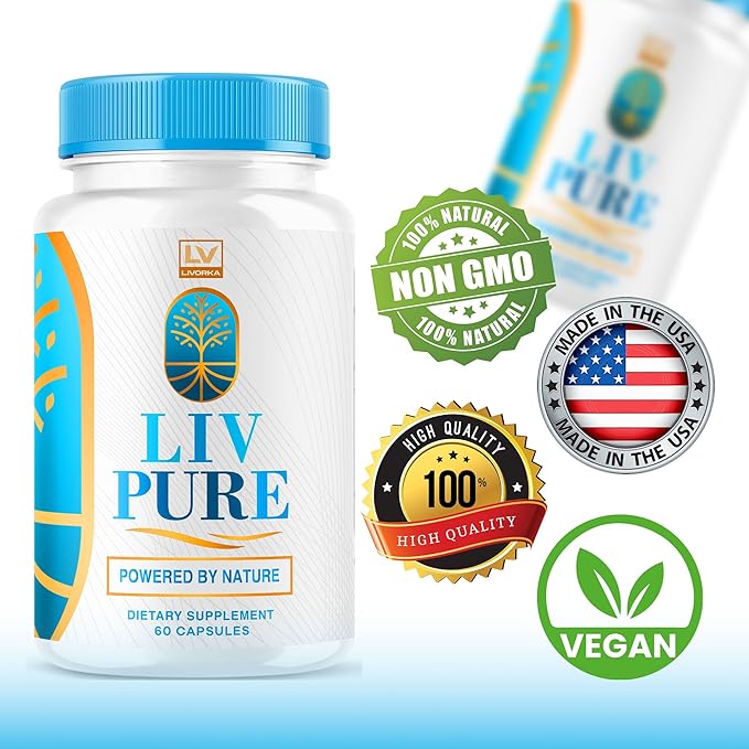 LIVORKA 1 Pack - Liv Pure - Liv Pure Reviews Liv Pure 60 Capsules for 30 Days Liv Pure Pills Liv Pure Pills Reviews Livpure Pills Livpure Pills.