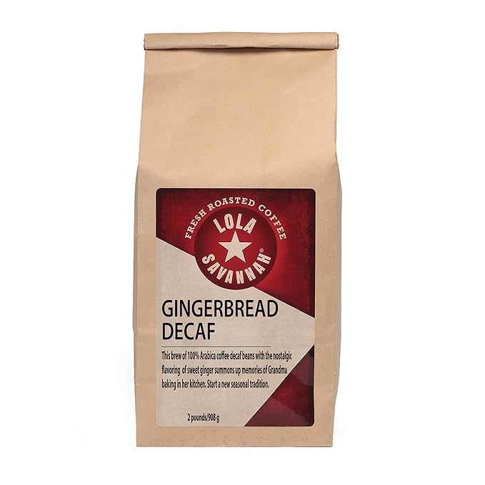 Lola Savannah Gingerbread Ground Decaf Coffee 2lb