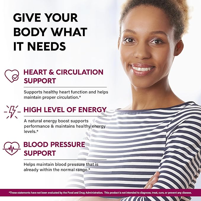 Beet Root 5-in-1 Complex Capsules - Healthy Blood Pressure Support Supplement** for Heart &amp Circulation Support - with Hawthorn Berry Hibiscus &amp Garlic - for Men &amp Women - Made in USA 24