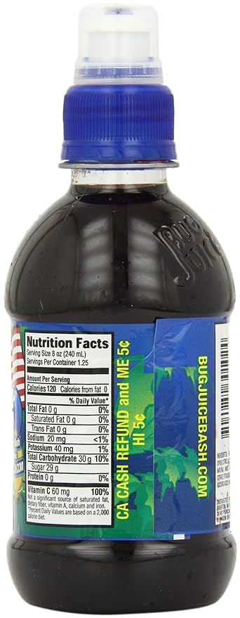 Bug Juice Grapey grape 10 Fl Oz (Pack of 24)