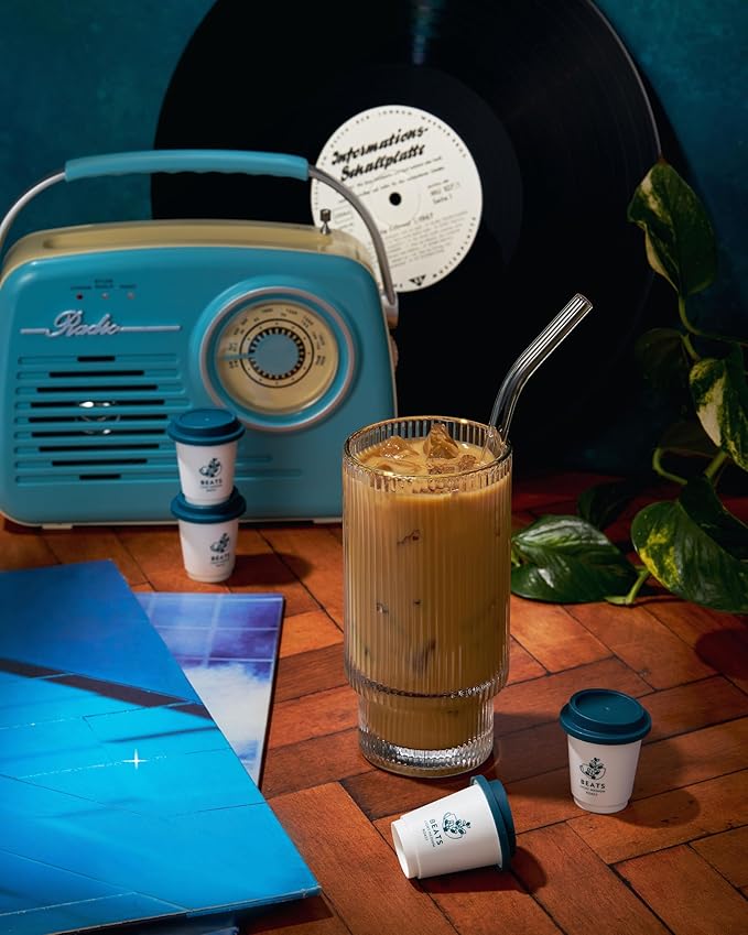 COZY INDIGO COFFEE - BEATS Cold Brew Light Medium Roast Instant Freeze Dried Specialty Coffee 24 Capsules 100% Arabica Beans Dissolves Instantly Enjoy Cold or Hot Perfect for Travel and On The Go