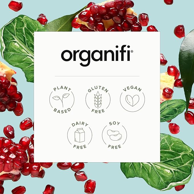 Organifi Daily Greens - Everyday Nutrition and Support - Greens Powder for Energy Digestion and Immunity 30 Servings
