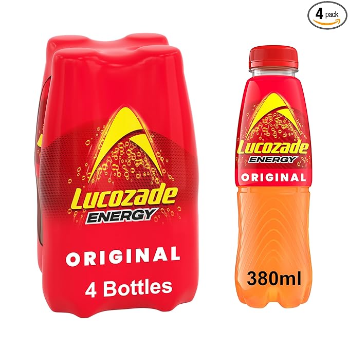 Lucozade Energy Original 380ml (Pack of 4)