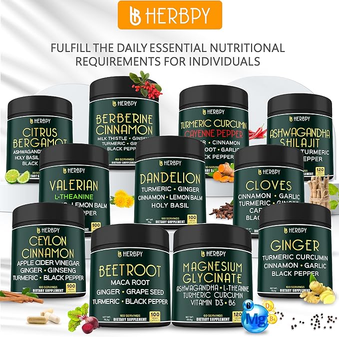 7in1 Turmeric and Cayenne Pepper Supplement - Digestion Immune Brain &amp Heart Health Support with Ceylon Ginger Garlic Beetroot - 2Pack60
