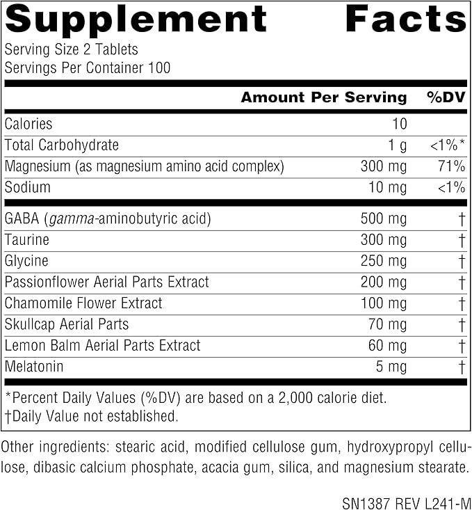 Source Naturals NightRest with Melatonin - Multi Nutrient and Herb Complex - 200 Tablets