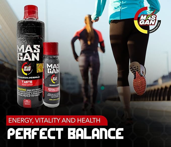 MasGan Multivitamin for Men and Women Liquid Energy Supplements. Formula for Fatigue and Tiredness. Include 1 Bottles (16.9 Oz).