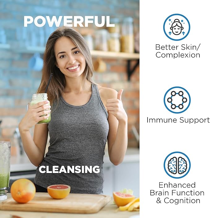 Nutrivein Premium Liposomal Glutathione Supplement 700 mg - 60 Caps - Pure Reduced Glutathione Setria - Master Antioxidant - Cell Protection Cleansing Liver Brain Vitality and Defenses