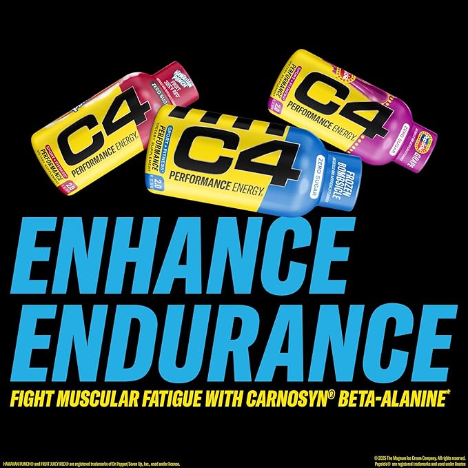 C4 Performance Energy Shot 2oz 12pk - Frozen Bomb