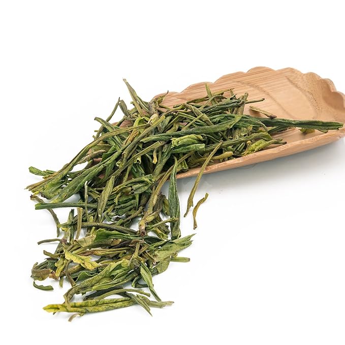 oriarmcha 2025 Anji Bai Cha Green Tea Loose Leaf 450g (Pack of 2) - Chinese Green Tea Leaves An Ji White Tea
