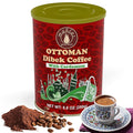 Mahlas Gourmet Ottoman Dibek Turkish Coffee With Cardamom - Premium Quality Freshly &amp Finely Ground 100% Arabica Coffee Beans
