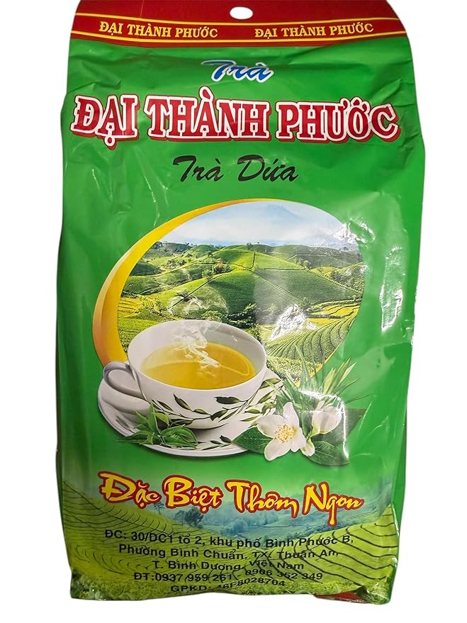 Dai Thanh Phuoc Vietnamese Pandan Green Tea - Tra Sam Dua 300g
