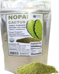Nopal Cactus Organic 100% Pure Dried Powder Vegan Nutritional Food for Healthy Digestion 1/2 Lb. Bag