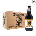 Sprecher Low-Calorie Orange Dream Soda in 16 fl oz Glass Bottles (12 Pack) Fire-Brewed Craft Soda Made with Real Honey Handcrafted Low-Cal Orange Cream Soft Drink
