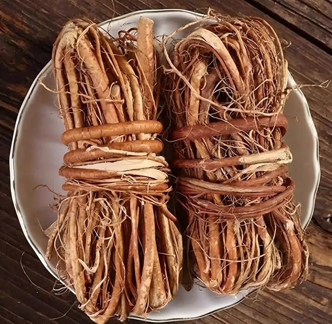 Sweet Post Wu Zhi Mao Tao (Hispid Fig Root Ficus Hirta Hairy Fig) 16oz - Stick &amp Ball Cuts | Natural Dried Chinese Herb for Tea Herbal Soups &amp Decoctions | Resealable Bag Unsulphured Whole