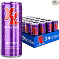 XL Energy Drinks 24 Pack - Aloe Vera Juice with 80mg Caffeine plus Taurine &amp B Vitamins After Flavor Hydrating Energy Drinks with Aloe Vera and Ginseng - 8.4 Oz 24 Pack Energy Drinks