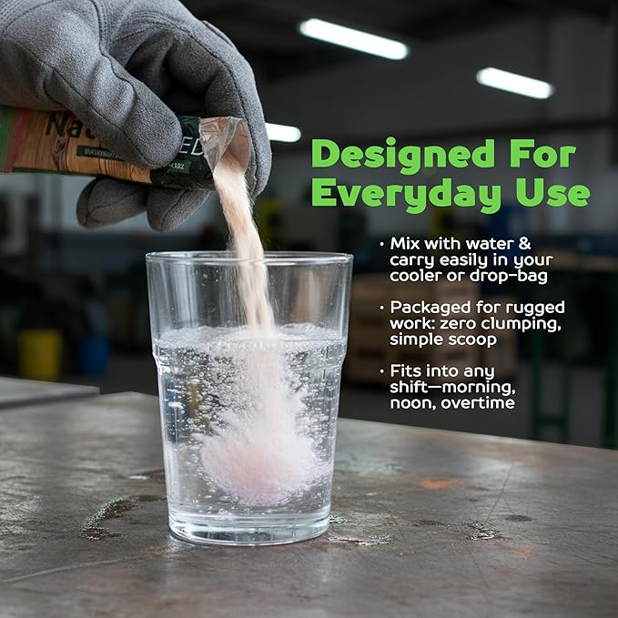 Tiiga Nature Forged Zero Sugar Electrolyte Drink Mix - Fruit Punch Hydration Powder Superfruit Electrolytes Sugar Free Sports Drink 25 Stick Packs