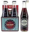 Boylan Black Cherry Soda 12 fl oz (24 Glass Bottles)