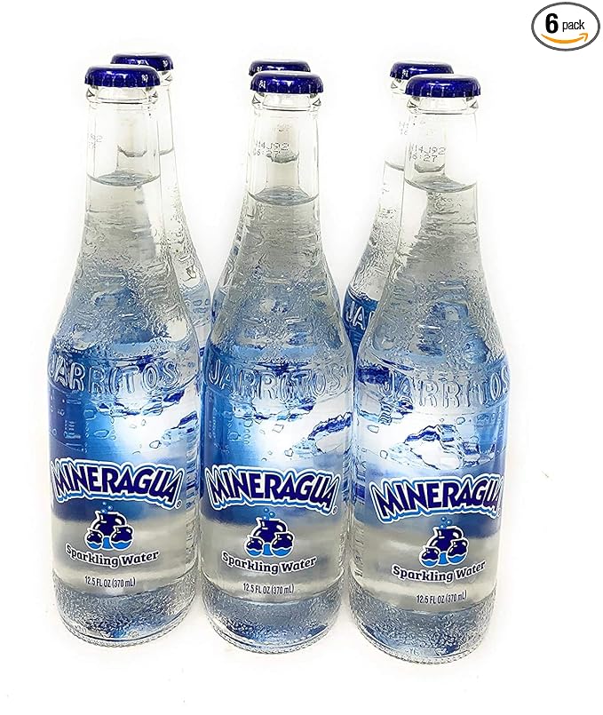 Jarritos Mineragua Sparkling Water 12.5floz (370mL) 6 Pack