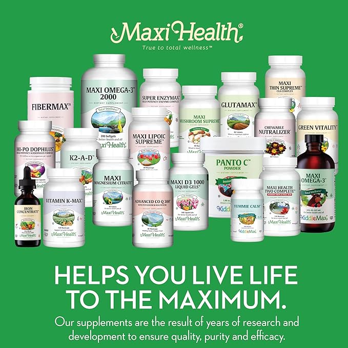 Maxi Health Women's Organic Evening Primrose Oil Capsules 1500mg - EPO Gamma Linolenic Acid Supplement - PMS &amp Hot Flashes Menopause Relief - GLA Hormonal Acne Supplements (90 Count)